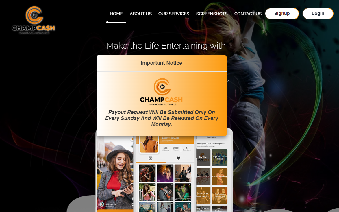 Unleashing Your Earning Potential: Champcash.online's Secure Path to Unlimited Income